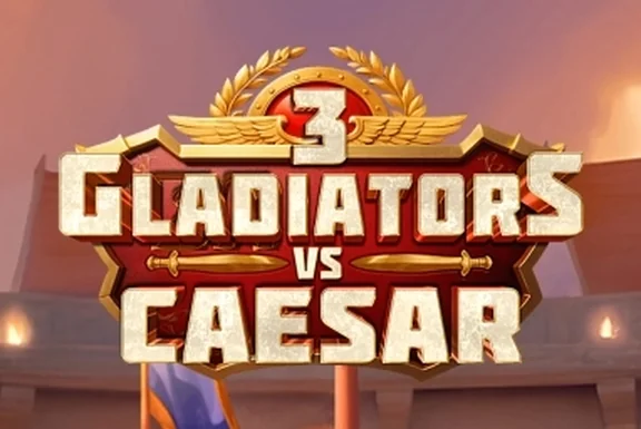 3 Gladiators Vs Caesar — capa do slot